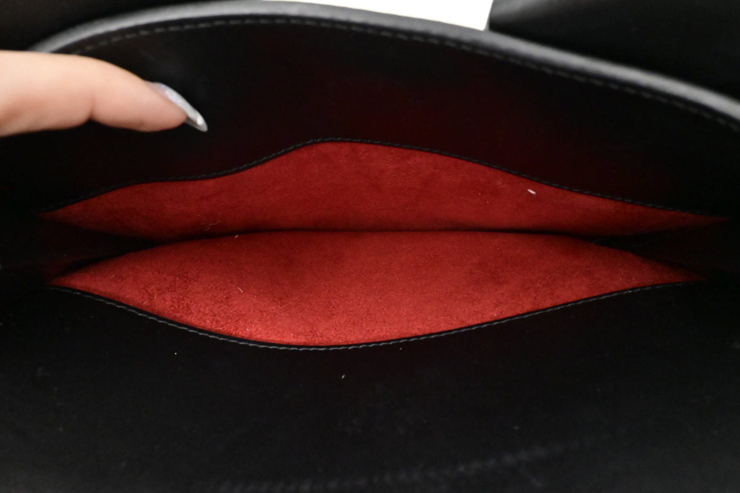 Louboutin Eloise 2-Way Bag in Black Leather