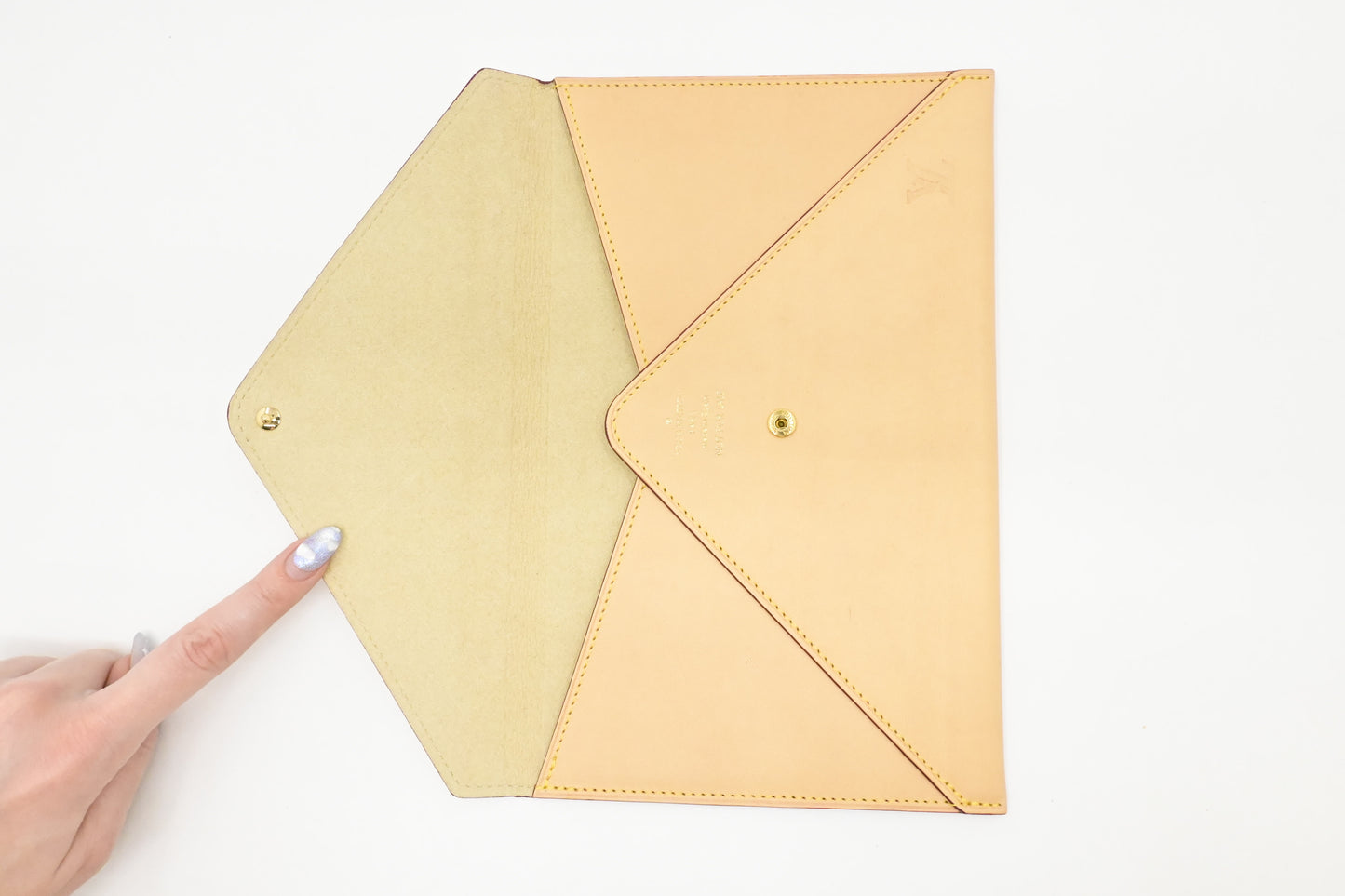 Louis Vuitton Envelope Clutch in Nomade Leather
