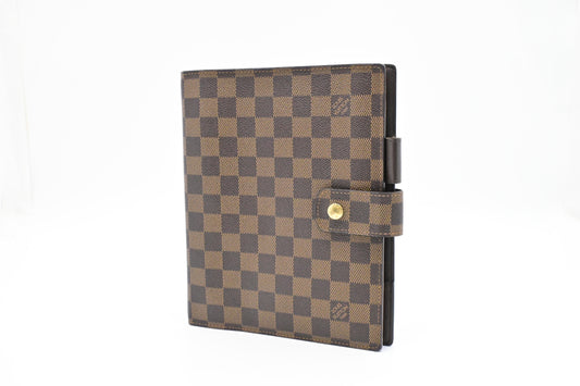 Louis Vuitton Agenda GM in Damier Ebene Canvas