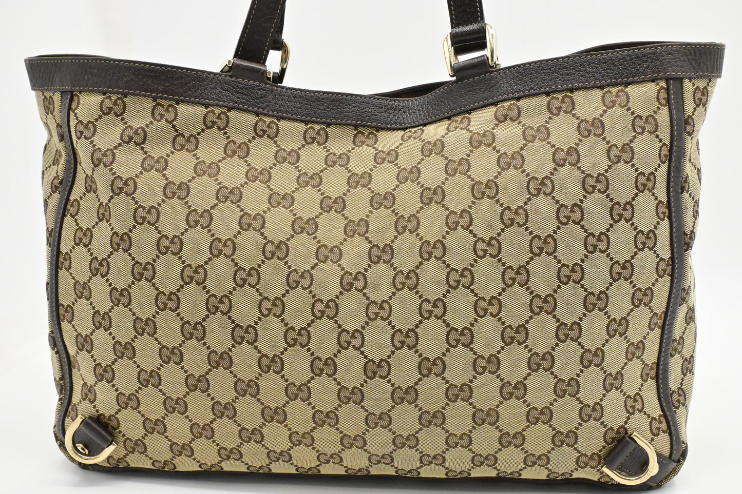Gucci Abbey Tote Bag in Beige GG Canvas