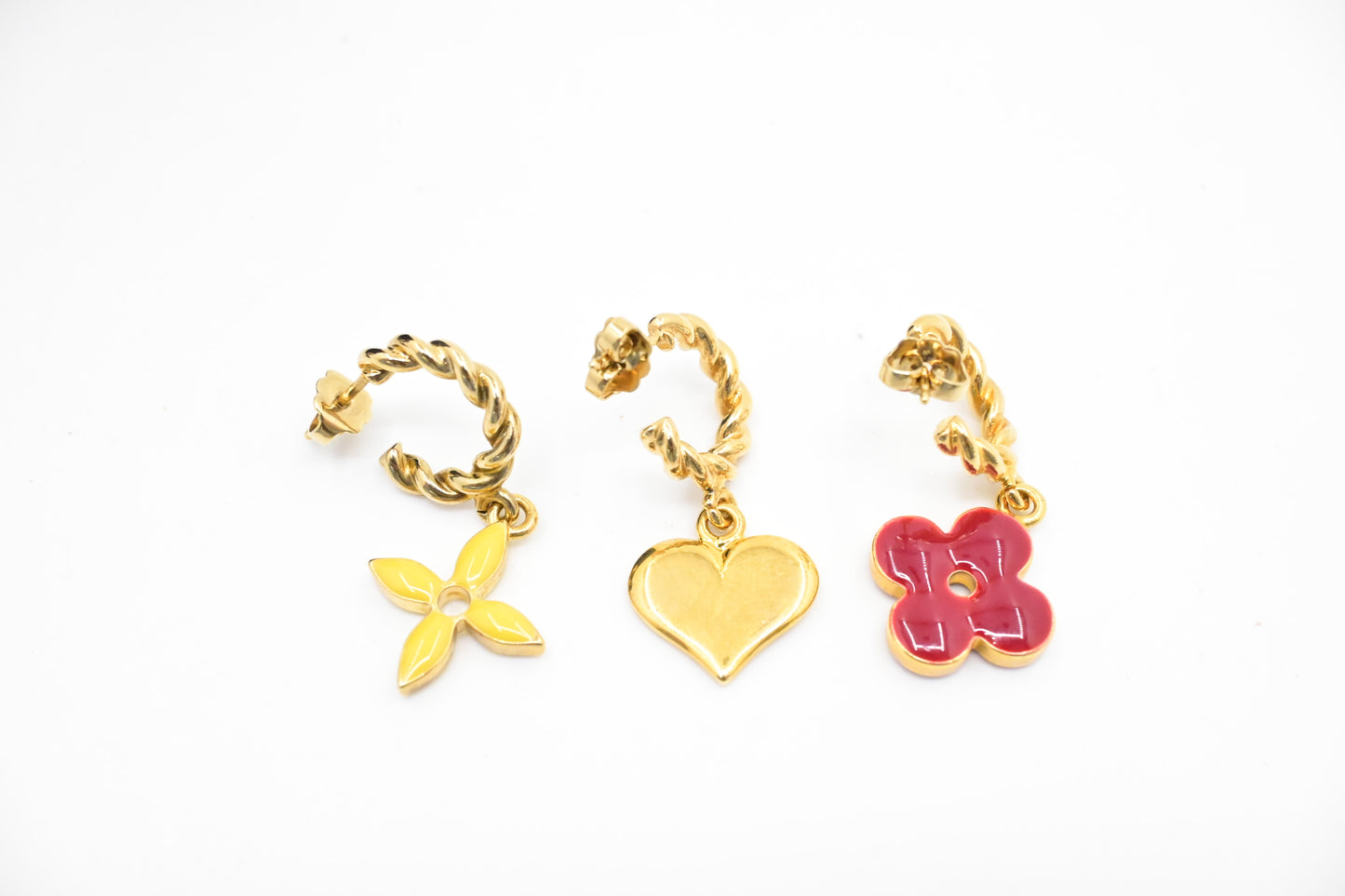 Louis Vuitton Sweet Monogram 3 Earrings Set