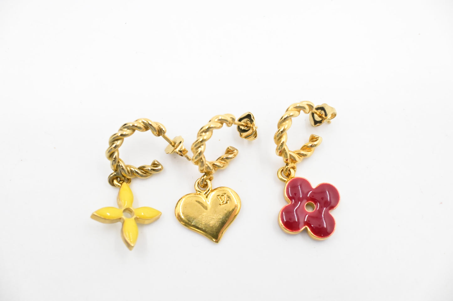 Louis Vuitton Sweet Monogram 3 Earrings Set