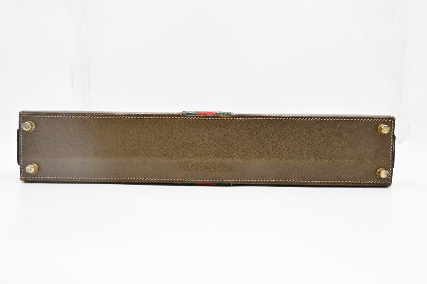 Gucci Sherry Line Briefcase in Brown Leather
