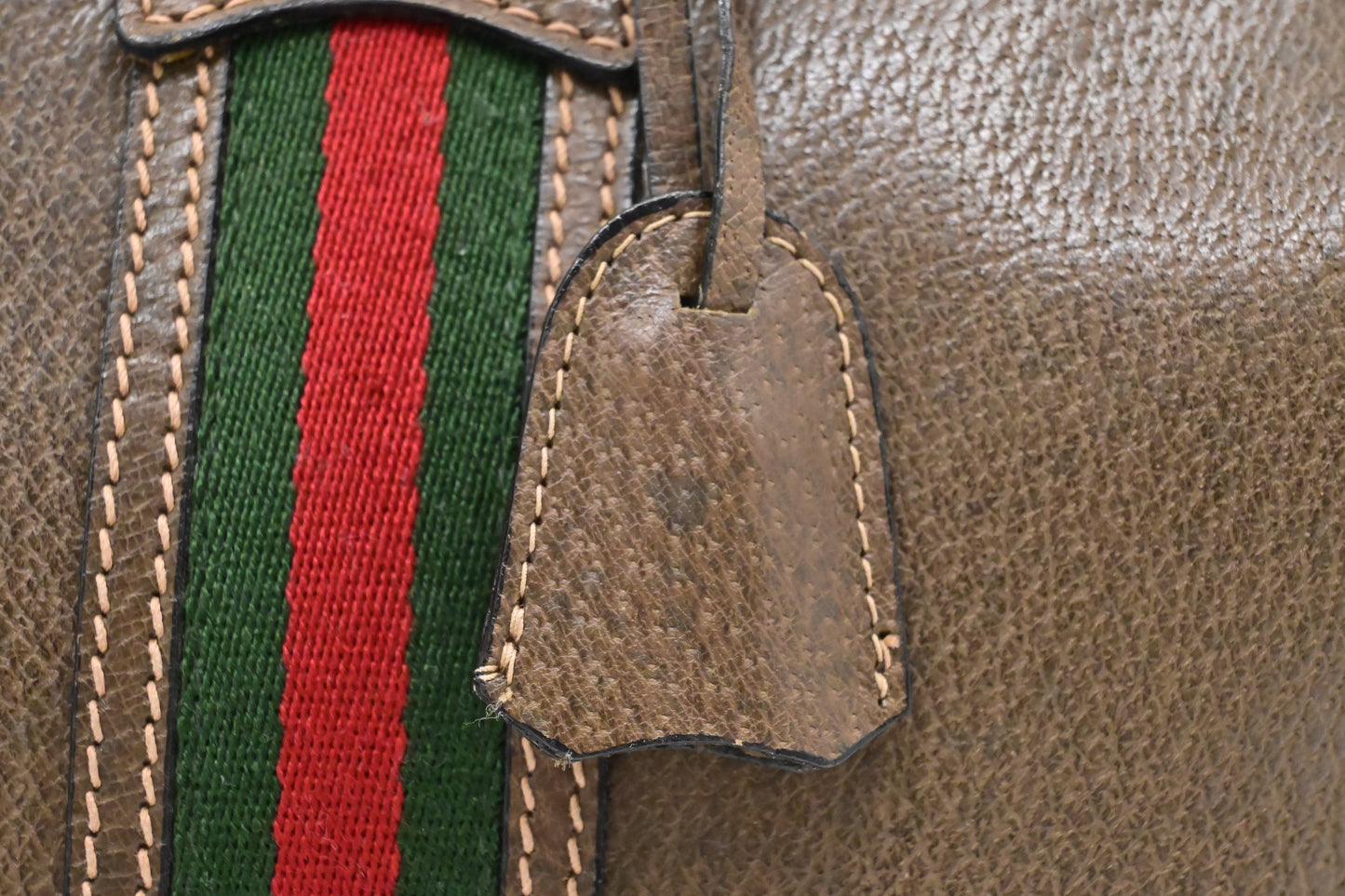 Gucci Boston Bag in Brown Leather