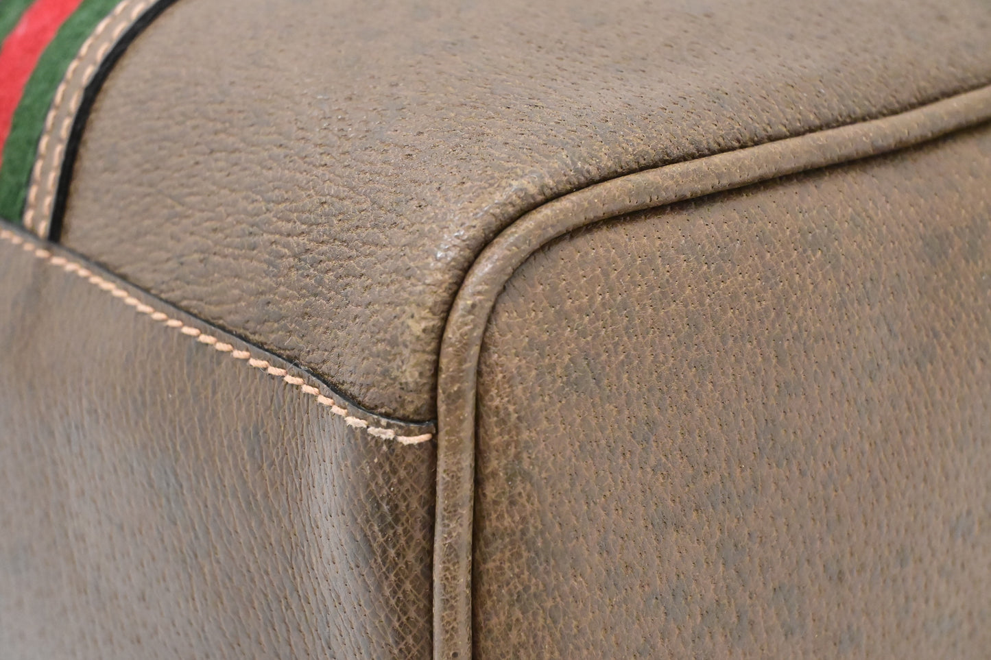 Gucci Boston Bag in Brown Leather