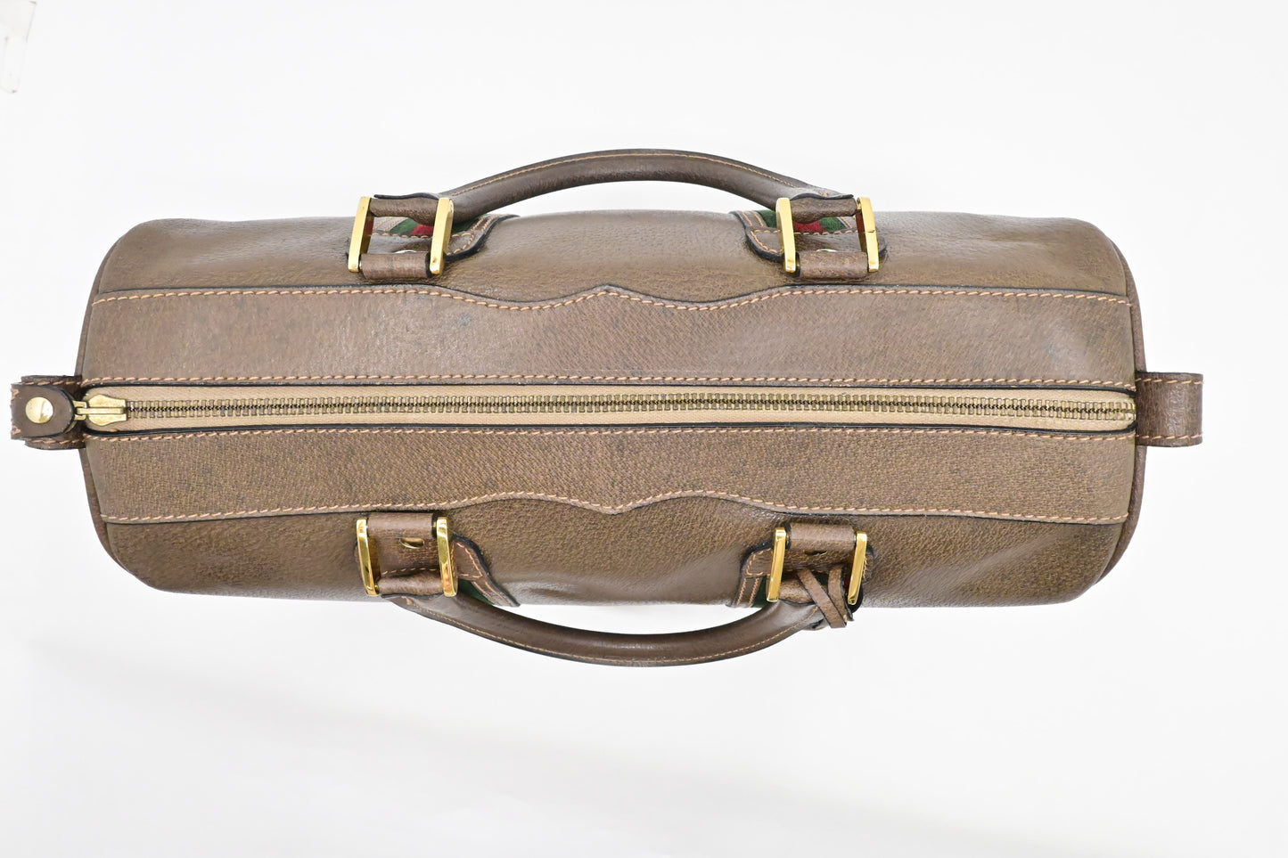 Gucci Boston Bag in Brown Leather