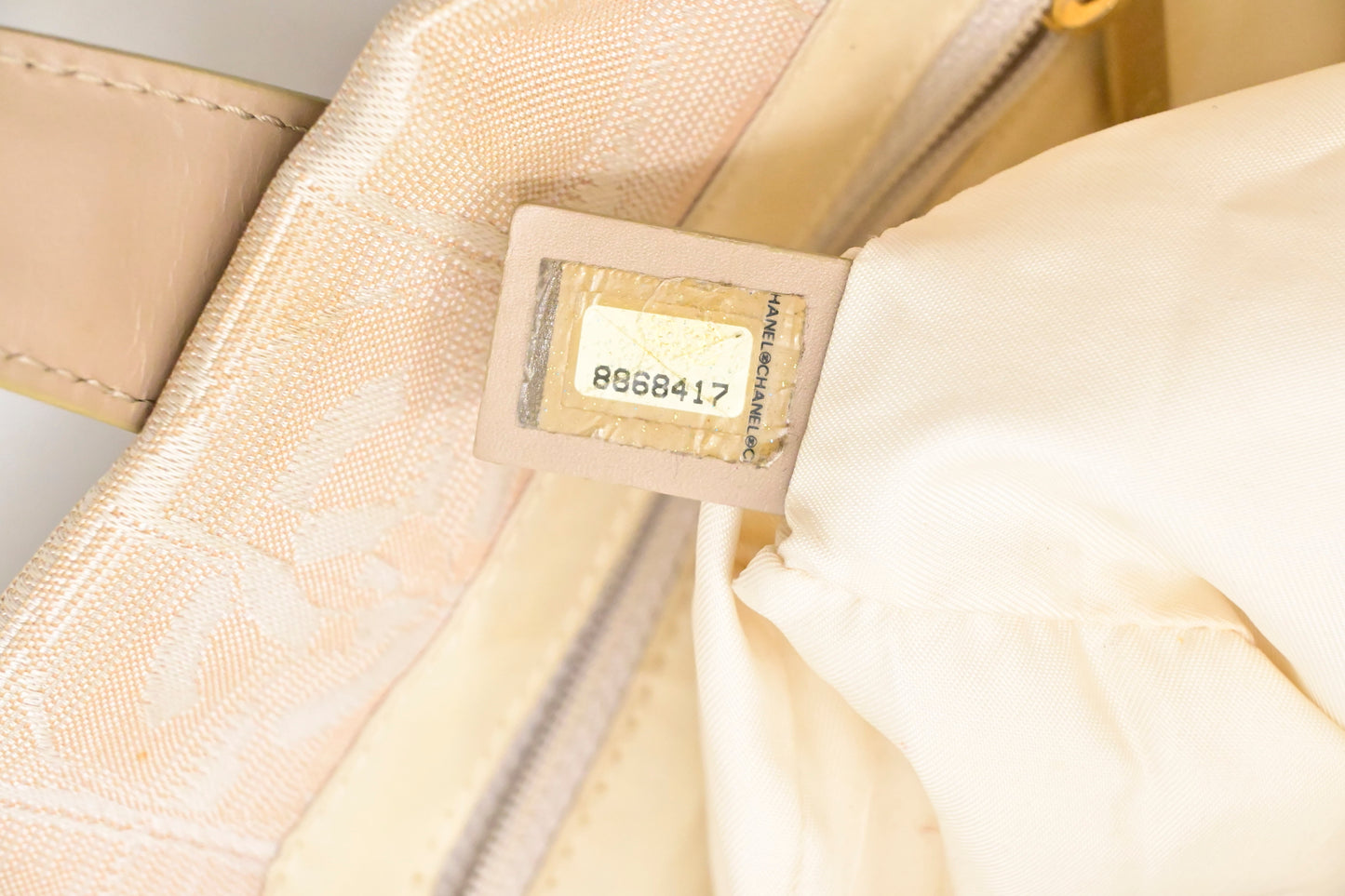 Chanel New Travel Line Tote in Beige Canvas