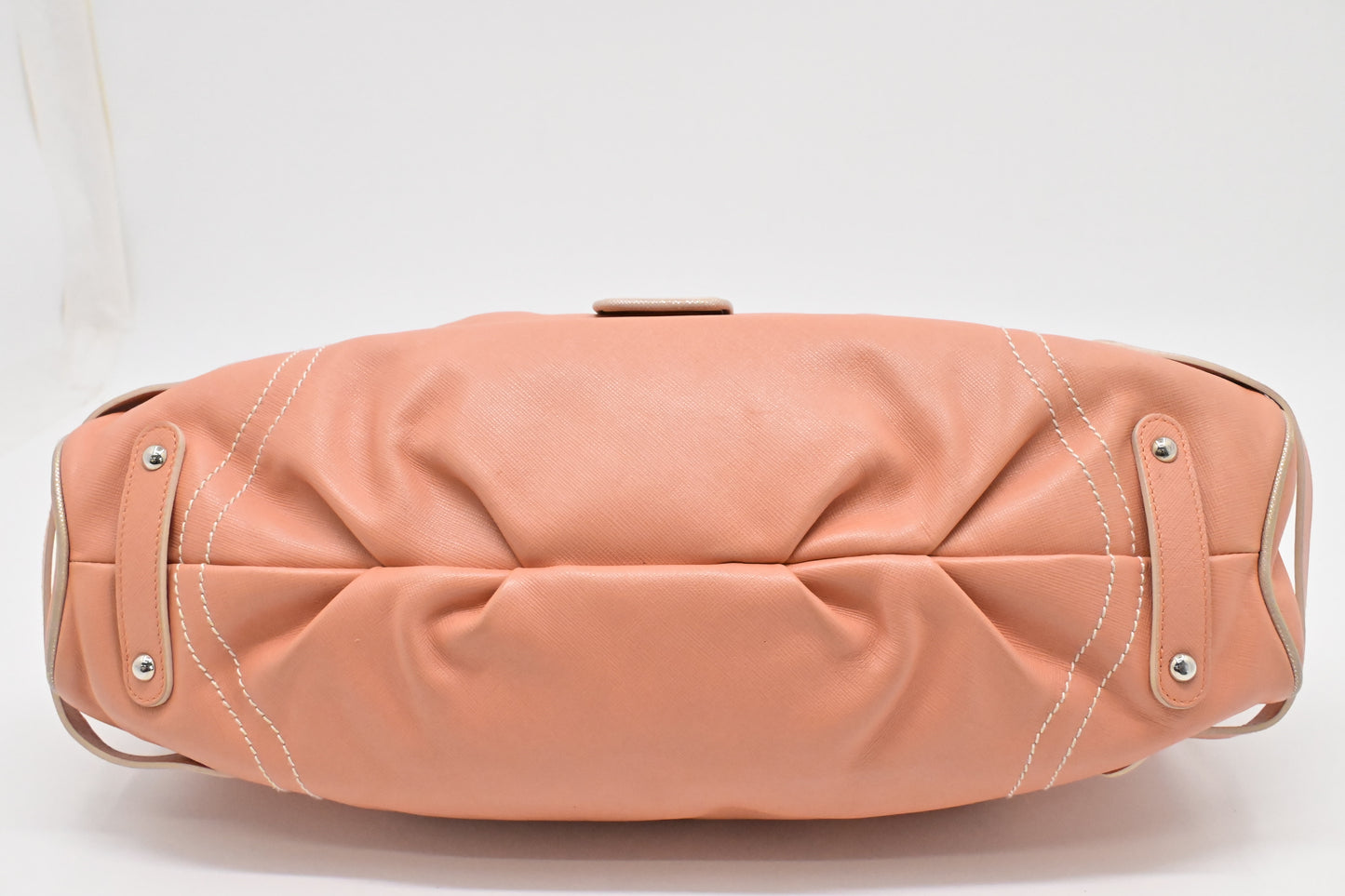 Ferragamo Gancio Hobo Bag in Pale Pink Leather
