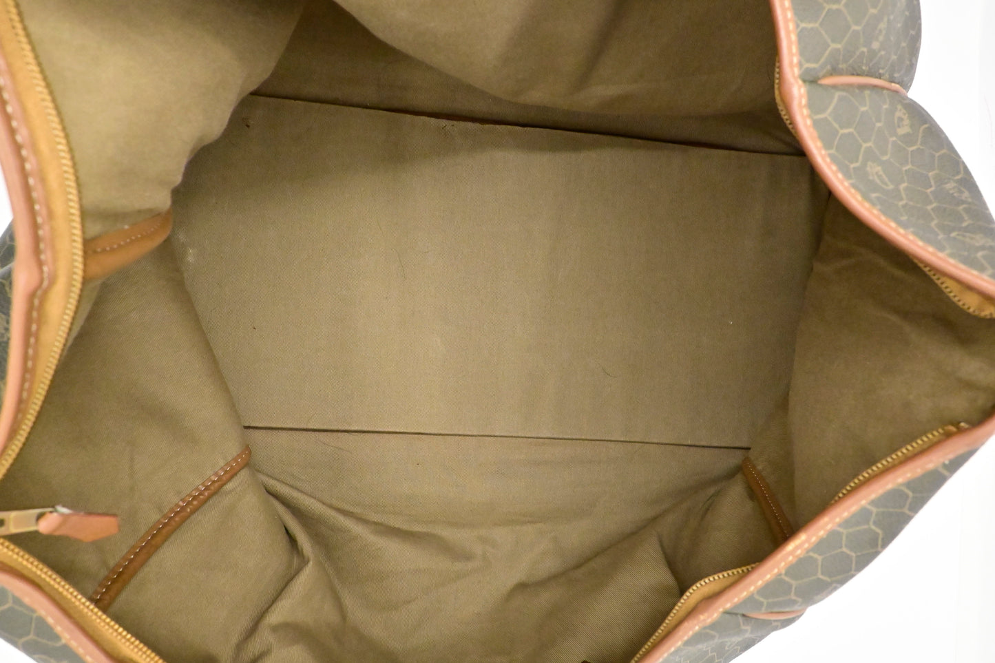 Dior Large Travel Bag in Dark Green Honeycomb Canvas