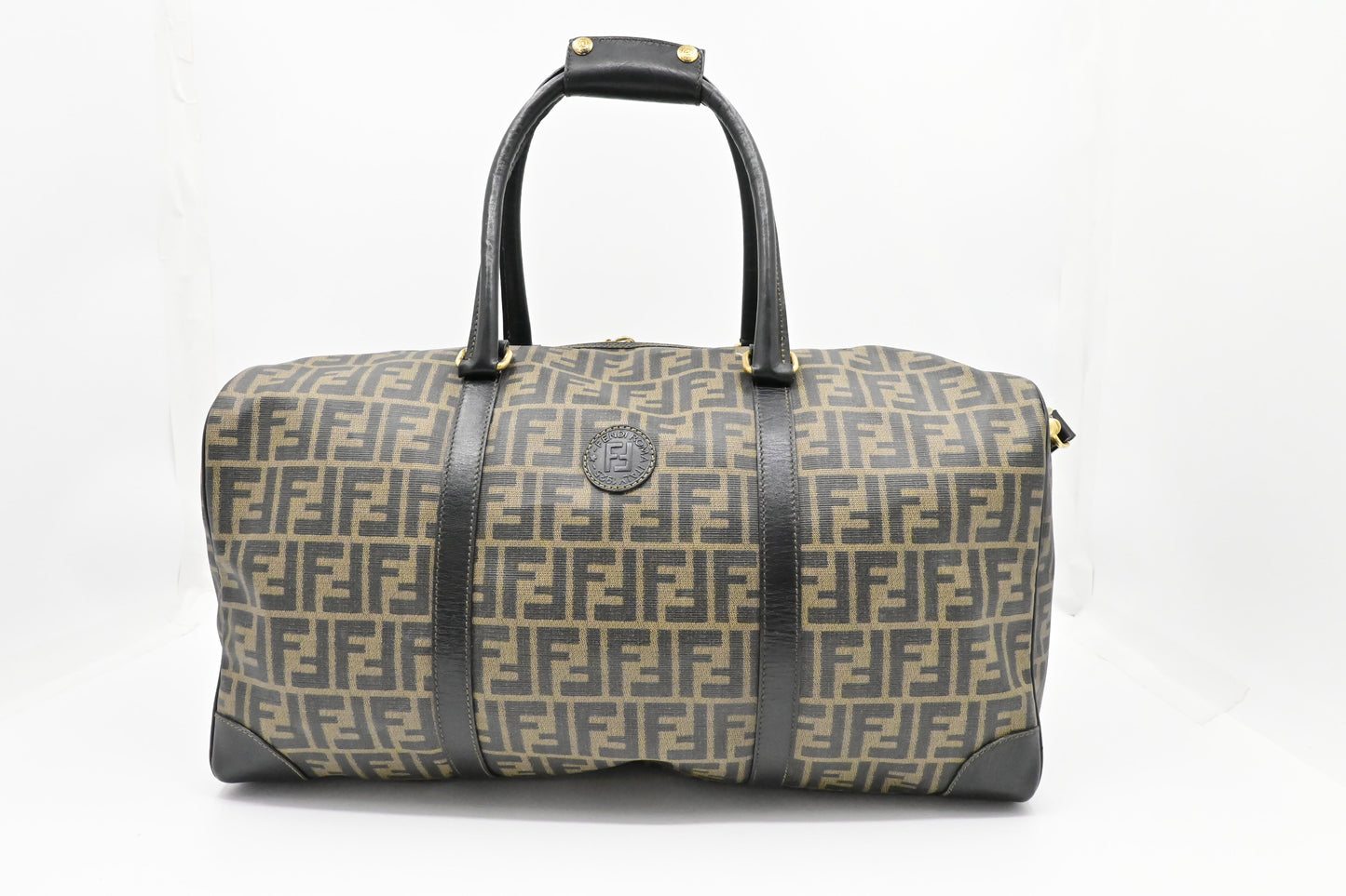 Fendi Large Duffel Bag in Zucca Coated Canvas
