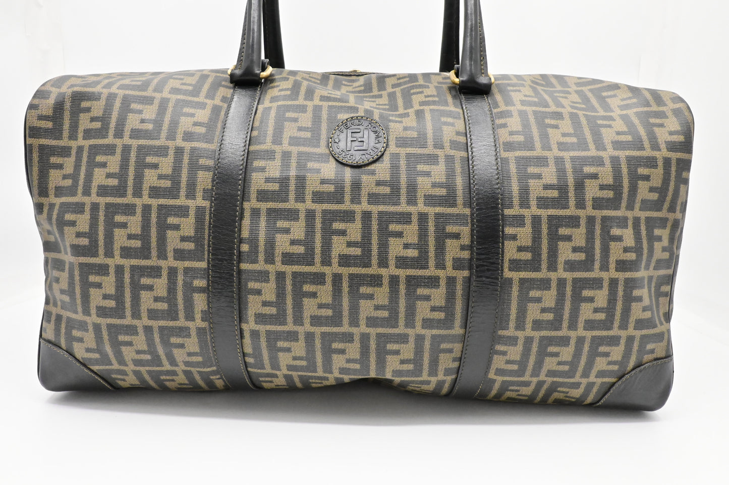 Fendi Large Duffel Bag in Zucca Coated Canvas