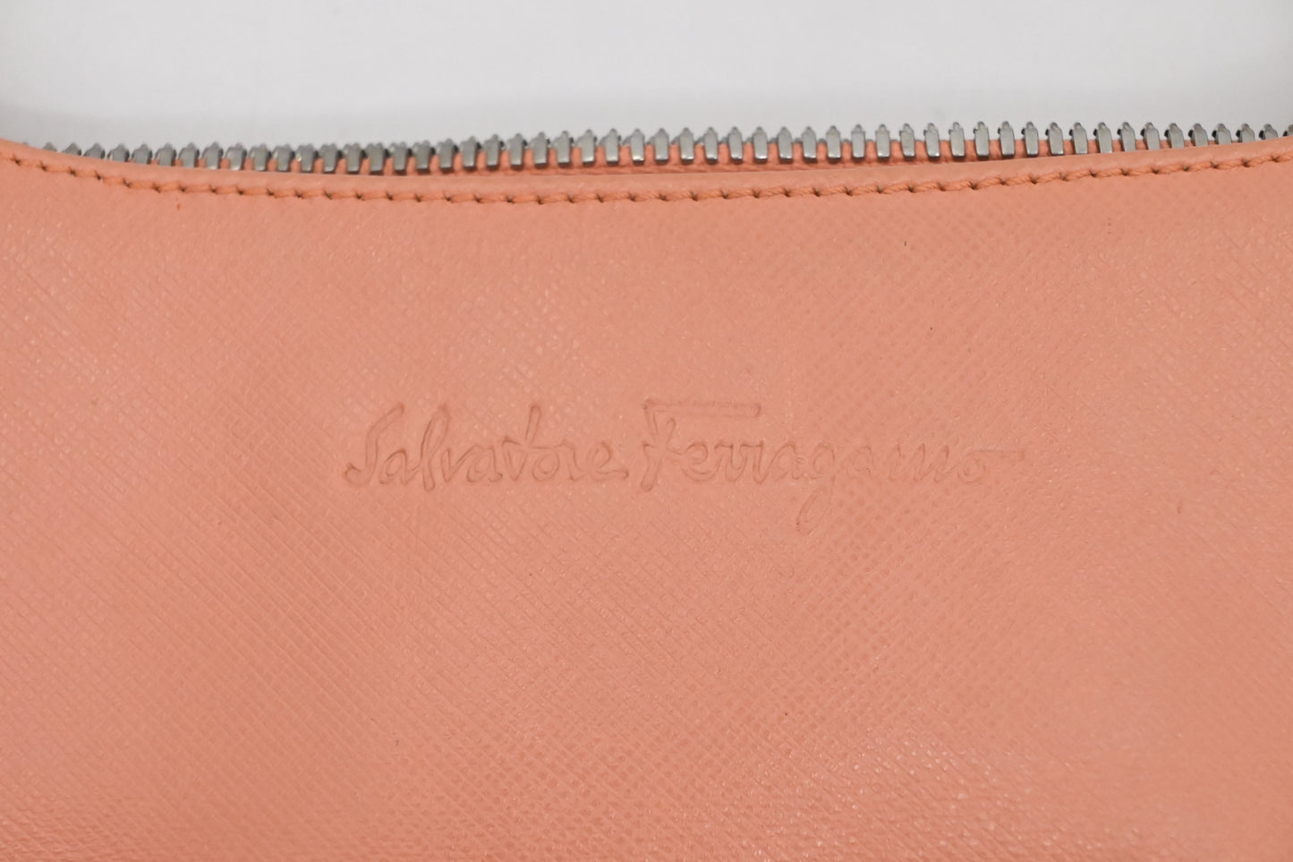 Ferragamo Gancio Hobo Bag in Pale Pink Leather