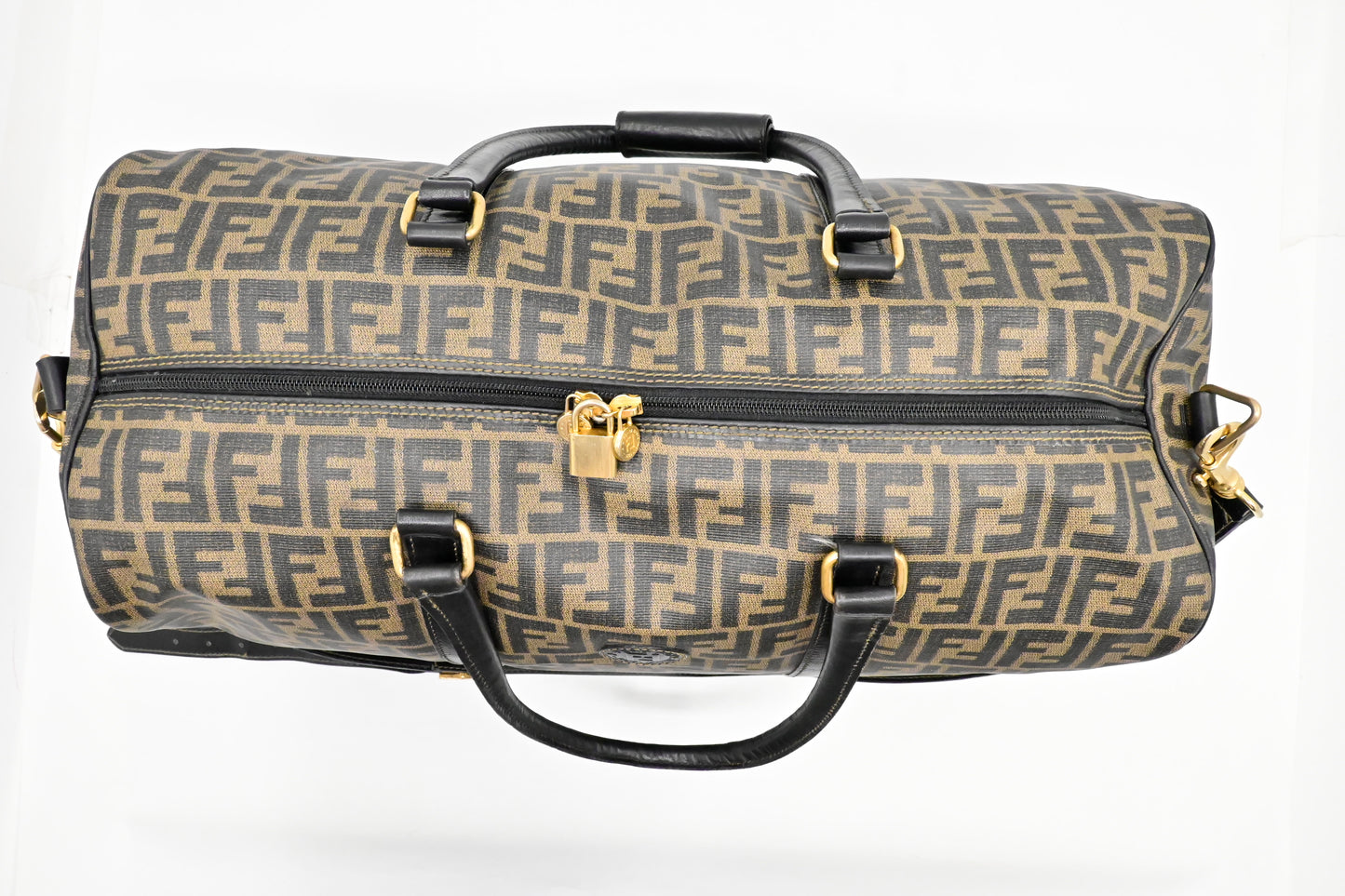 Fendi Large Duffel Bag in Zucca Coated Canvas