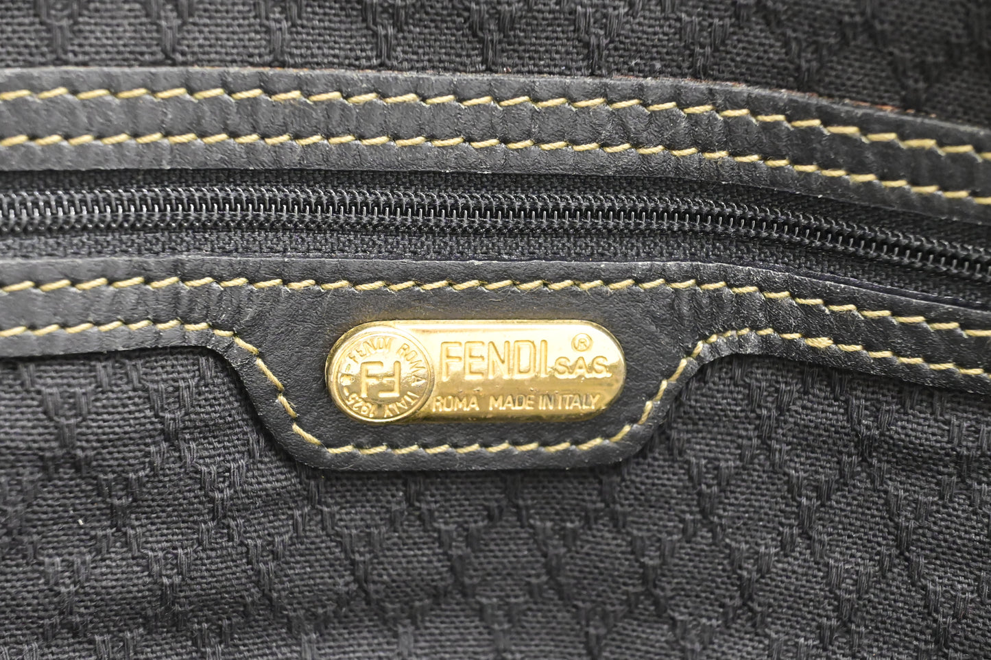 Fendi Large Duffel Bag in Zucca Coated Canvas