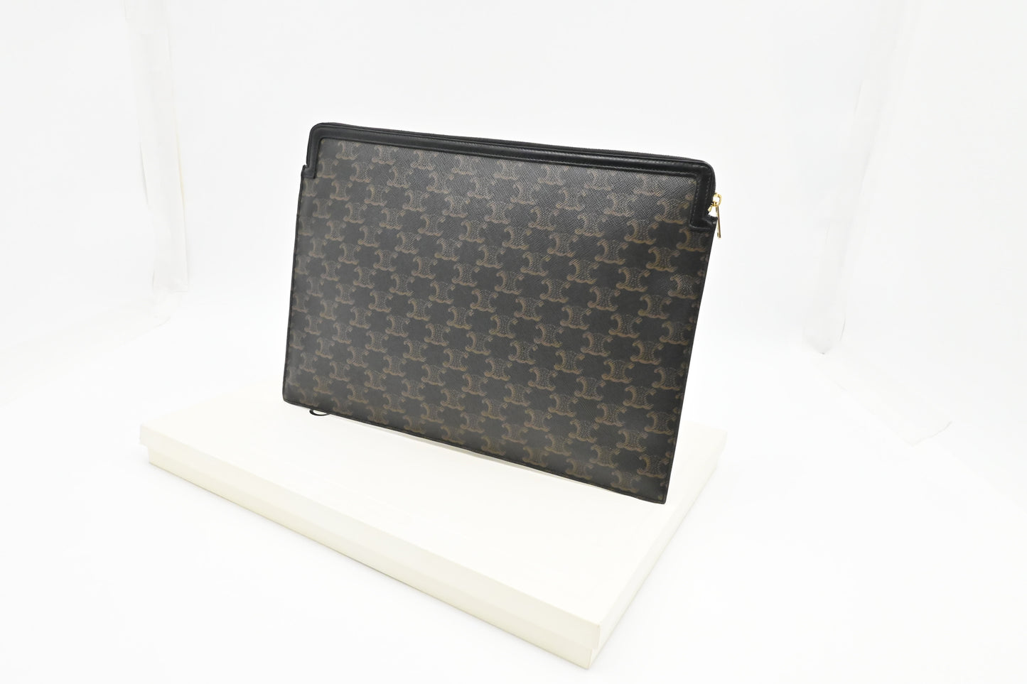 Celine Clutch in Triomphe Canvas