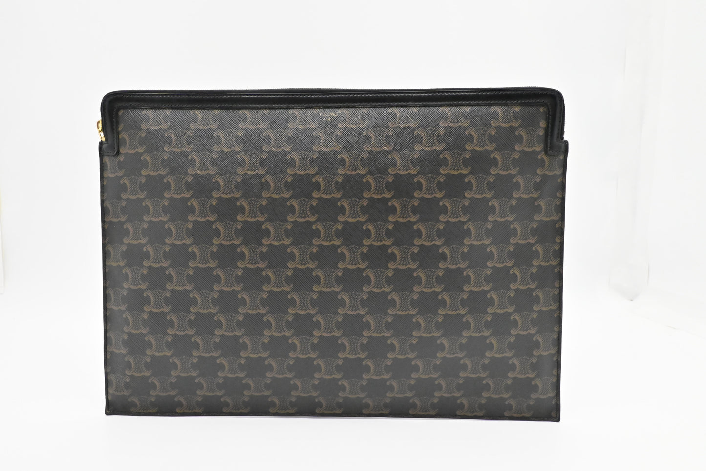 Celine Clutch in Triomphe Canvas