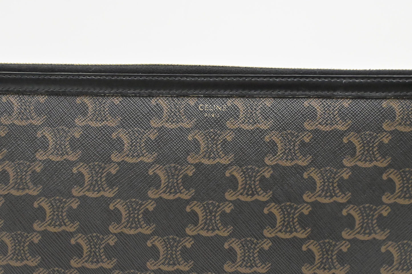 Celine Clutch in Triomphe Canvas