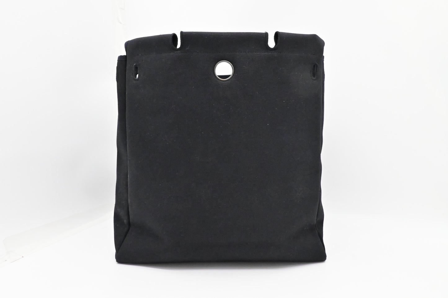 Hermes Herbag 36 in Black Canvas
