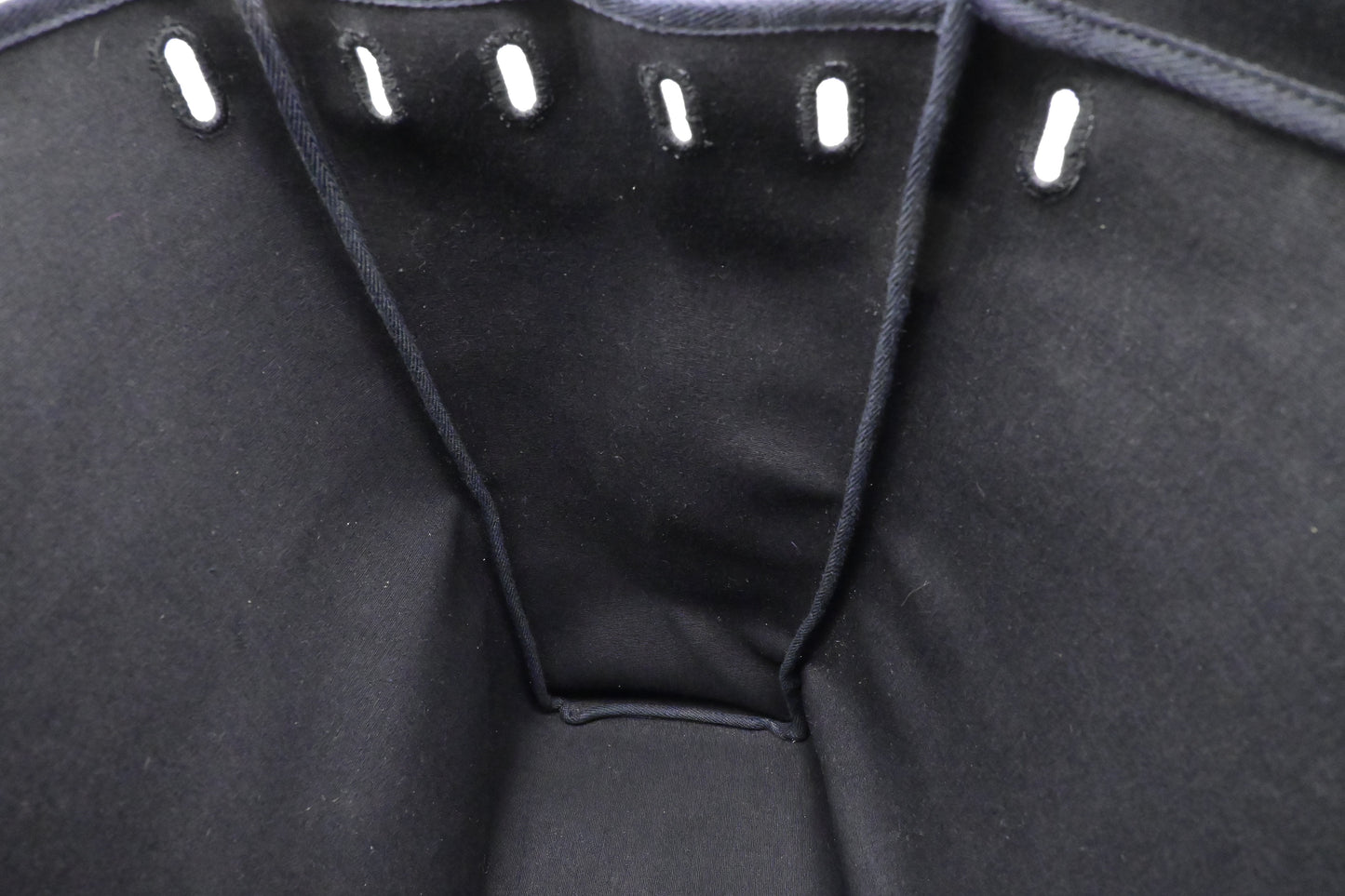 Hermes Herbag 36 in Black Canvas