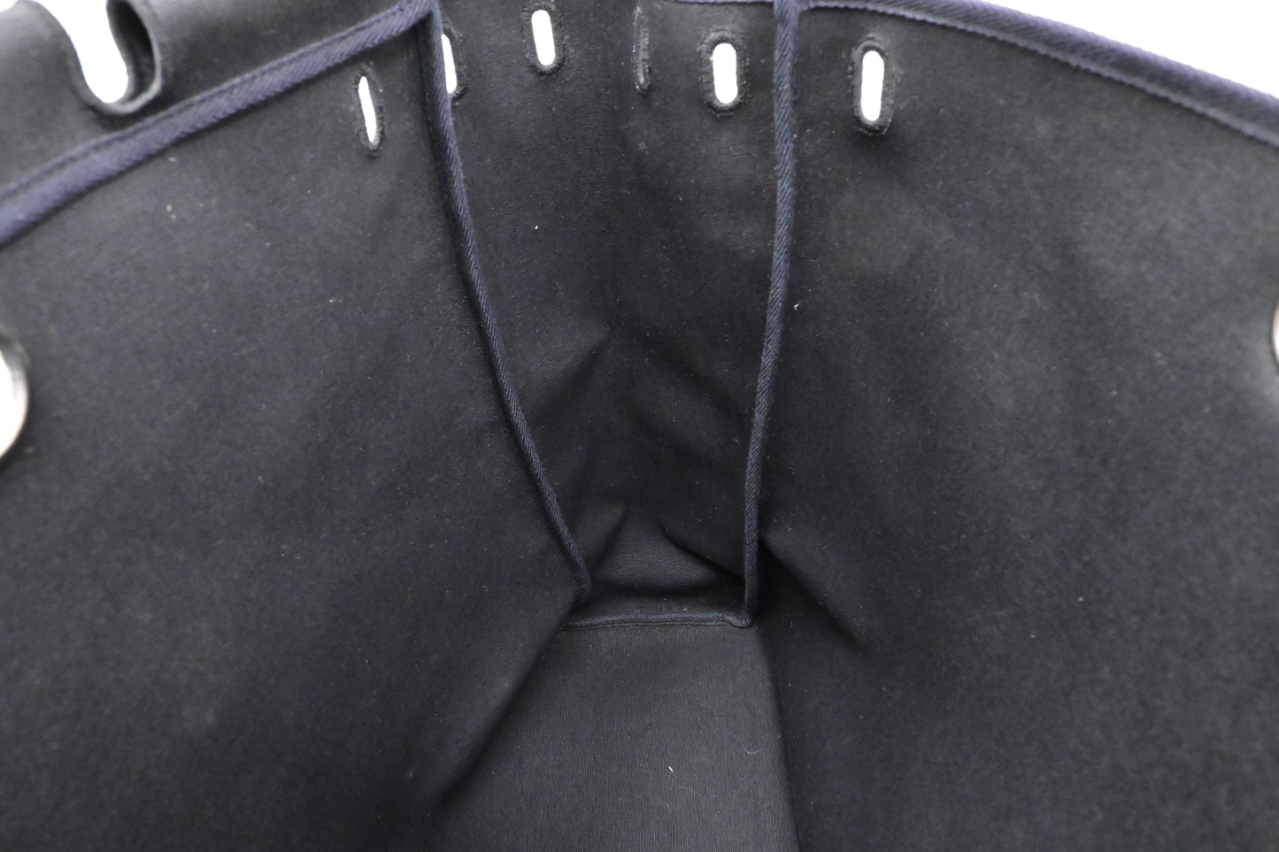 Hermes Herbag 36 in Black Canvas