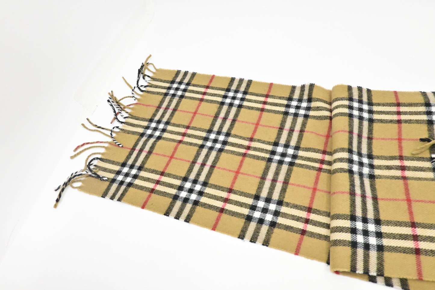 Burberry Scarf in Beige Lambswool