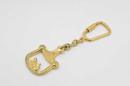 Celine Horse Stirrup Key Charm