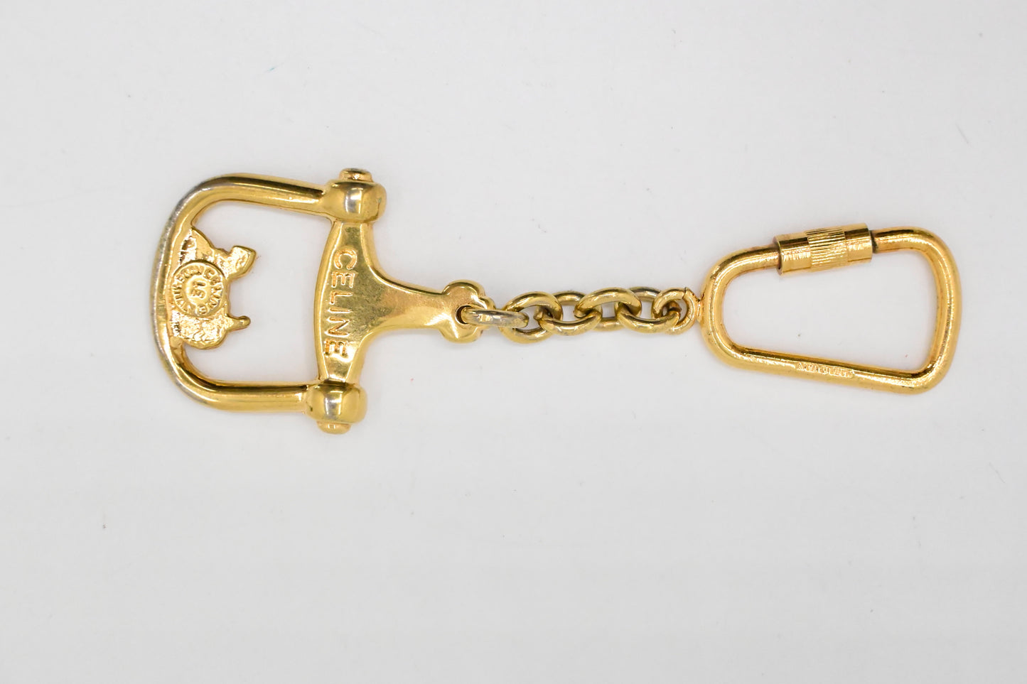 Celine Horse Stirrup Key Charm