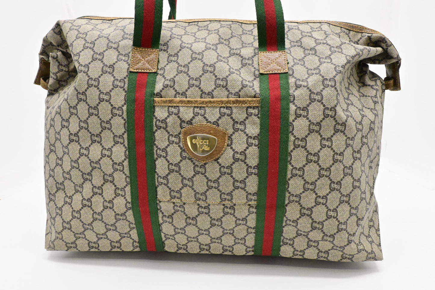 Gucci Plus Zip Tote in GG Plus Coated Canvas