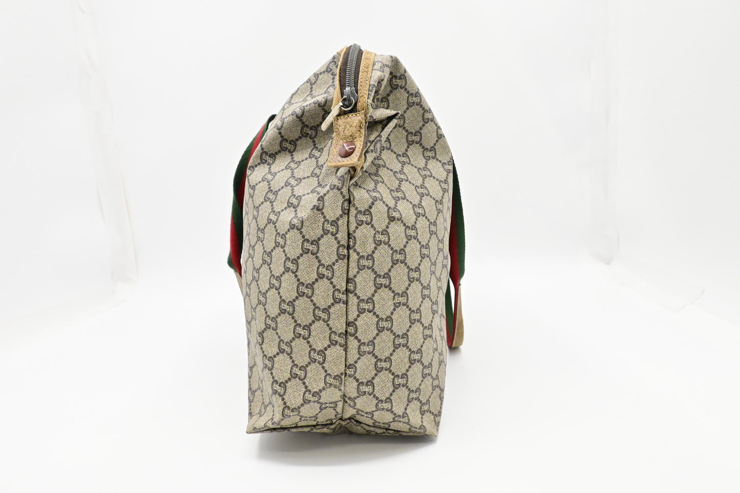 Gucci Plus Zip Tote in GG Plus Coated Canvas