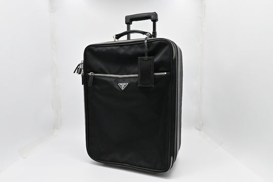 Prada Suitcase in Black Nylon Canvas
