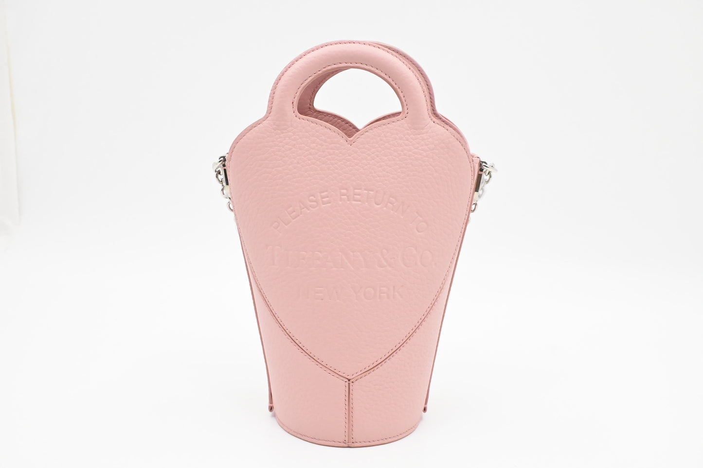 Tiffany & Co. Mini Crossbody Bag in Pink Leather