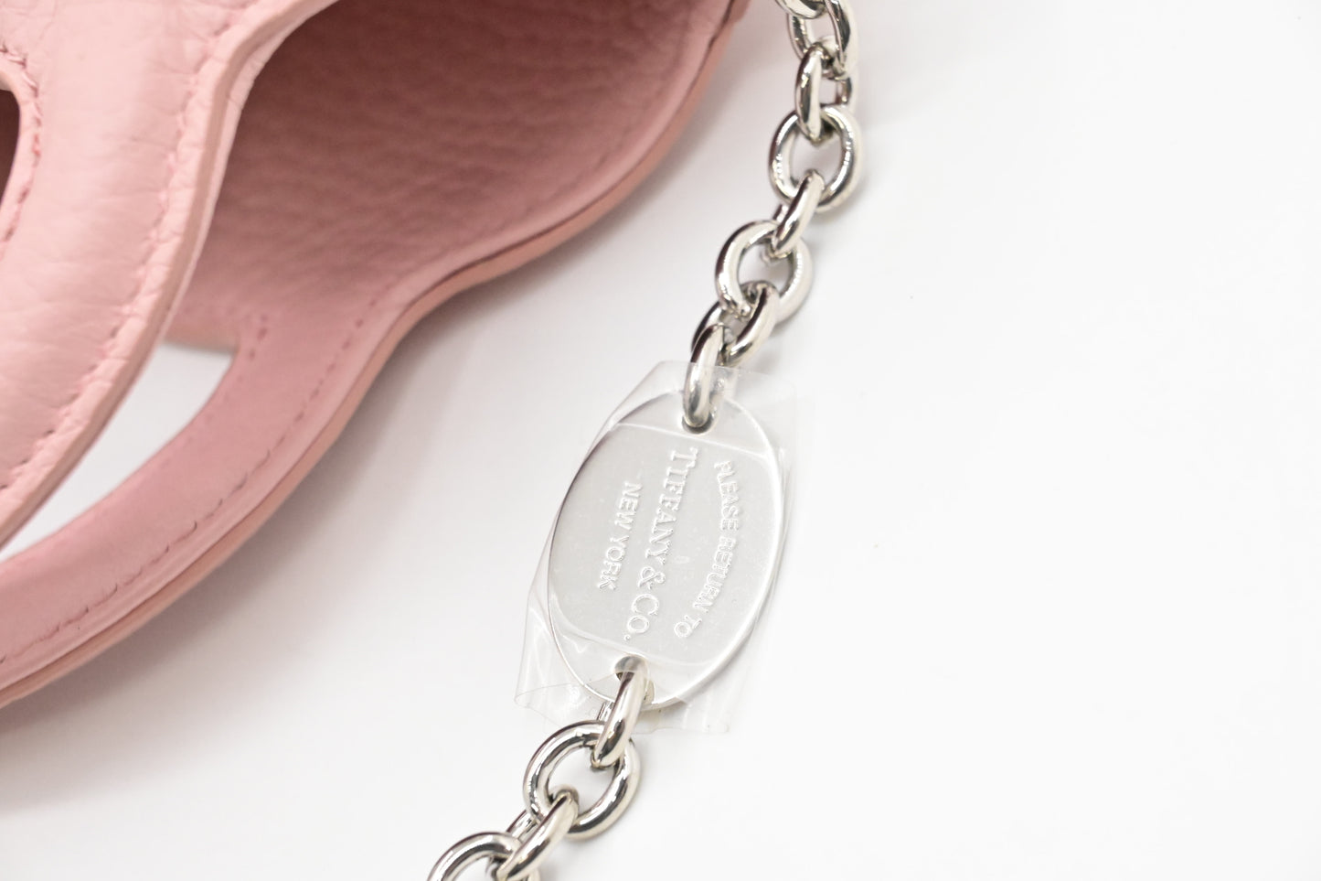 Tiffany & Co. Mini Crossbody Bag in Pink Leather