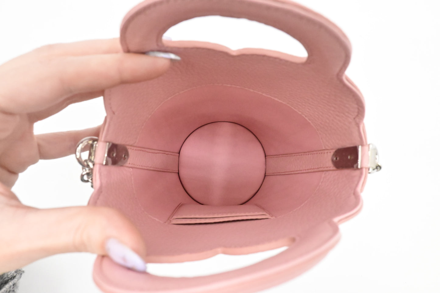 Tiffany & Co. Mini Crossbody Bag in Pink Leather