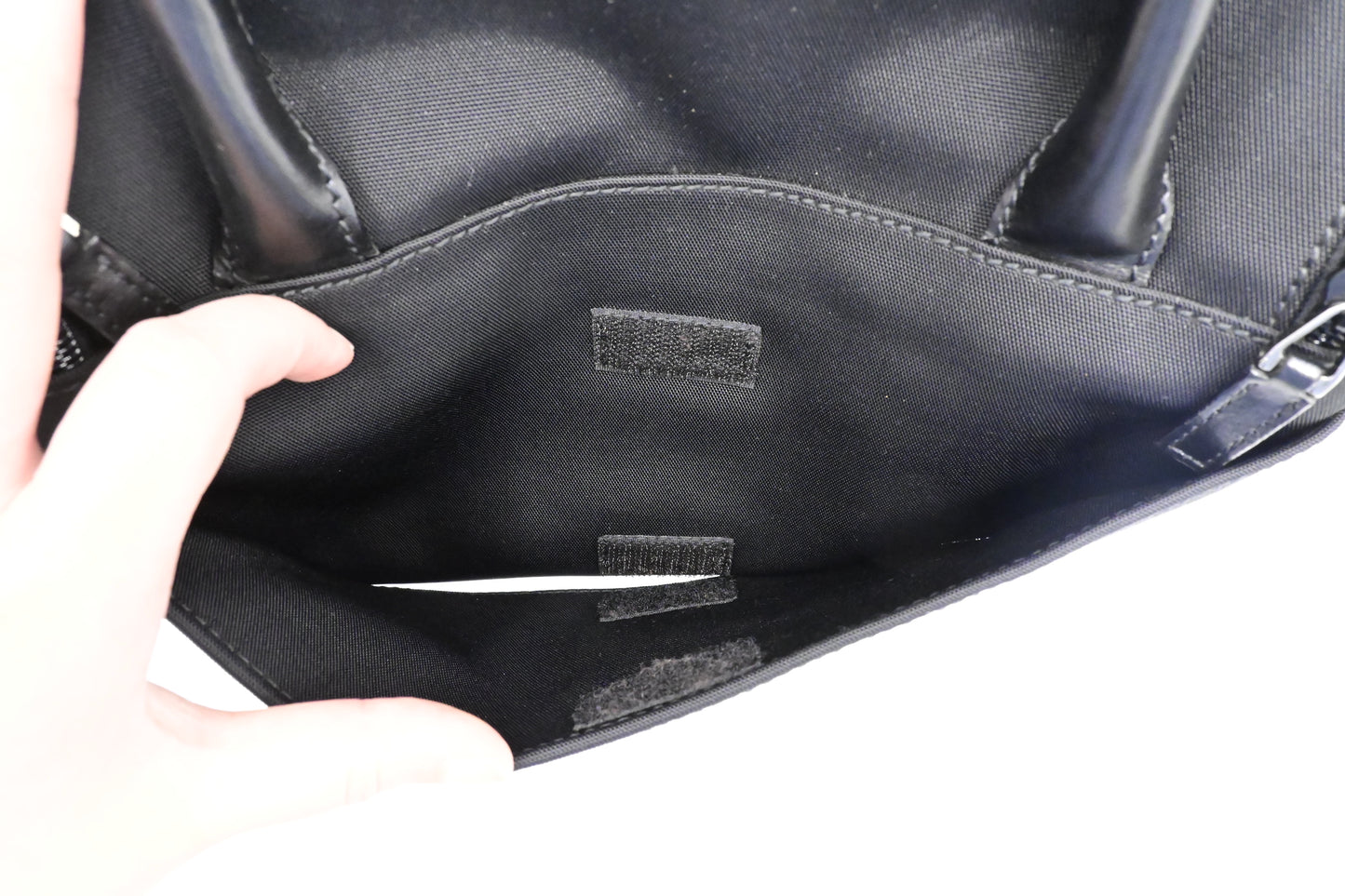 Gucci Cosmetic Shoulder Bag in Black Canvas