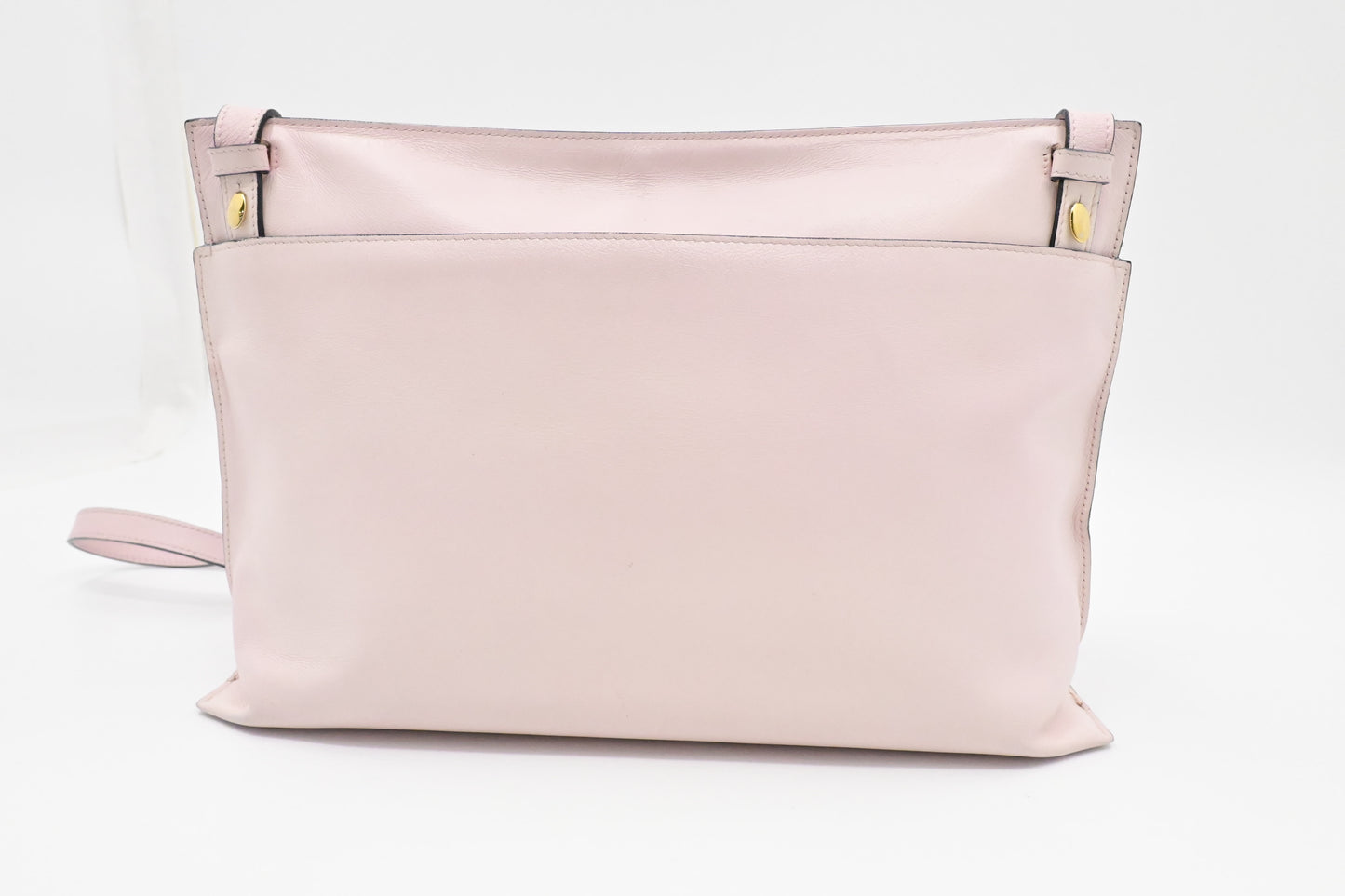 Loewe Large Double Pouch Crossbody in Pink Leather