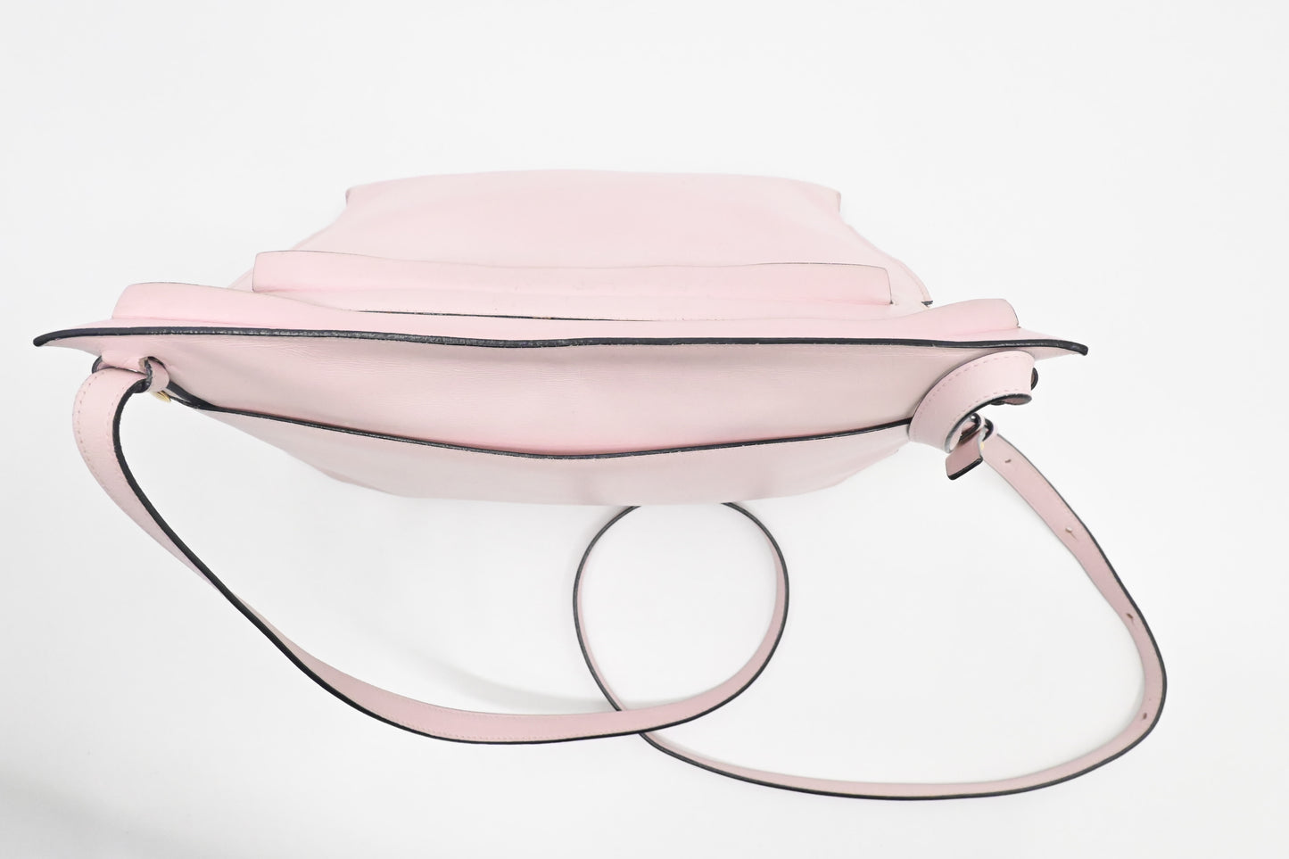 Loewe Large Double Pouch Crossbody in Pink Leather
