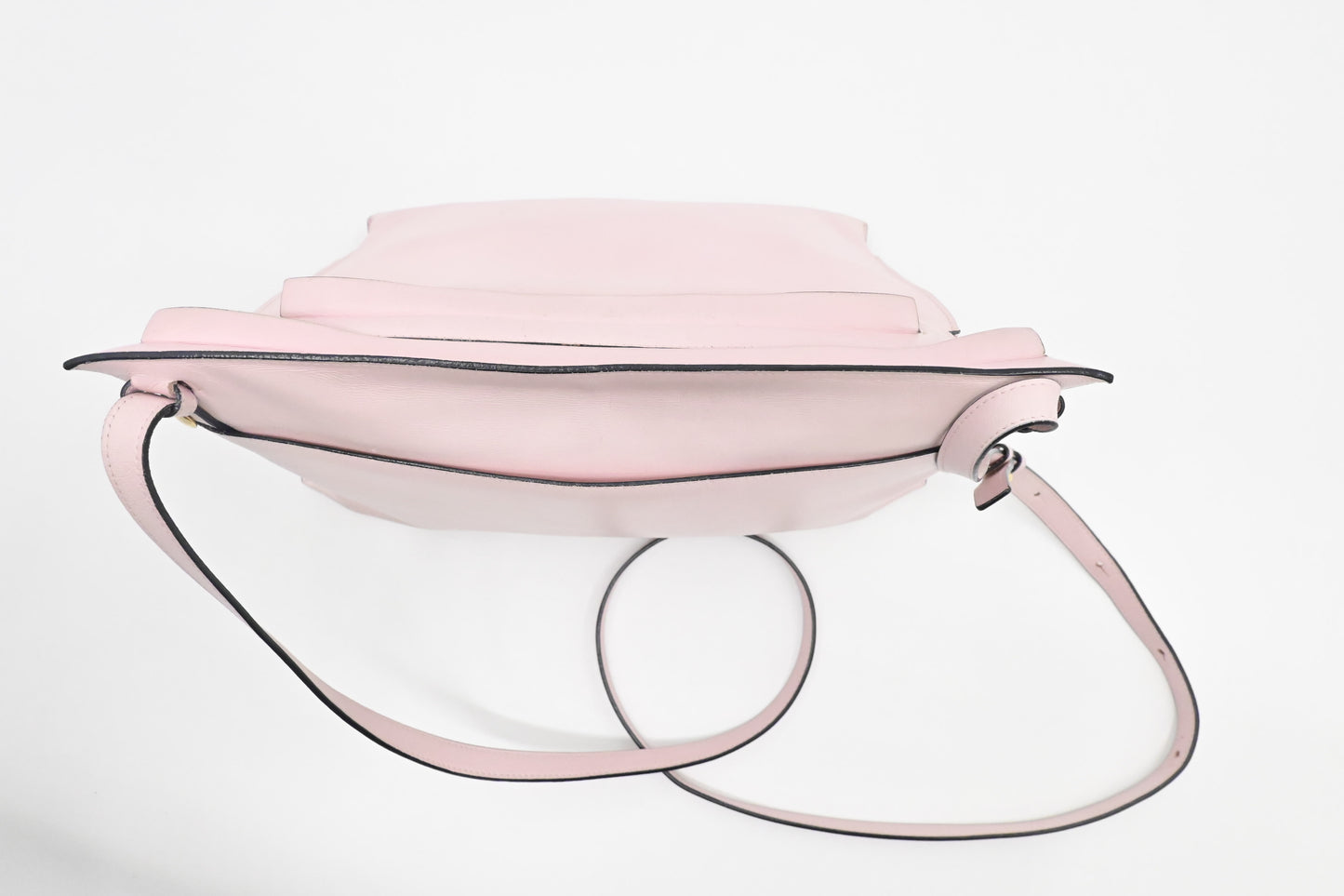 Loewe Large Double Pouch Crossbody in Pink Leather