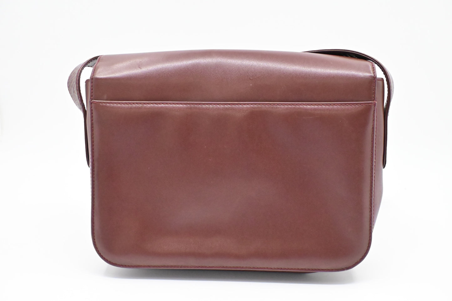 Cartier Crossbody in Burgundy Leather