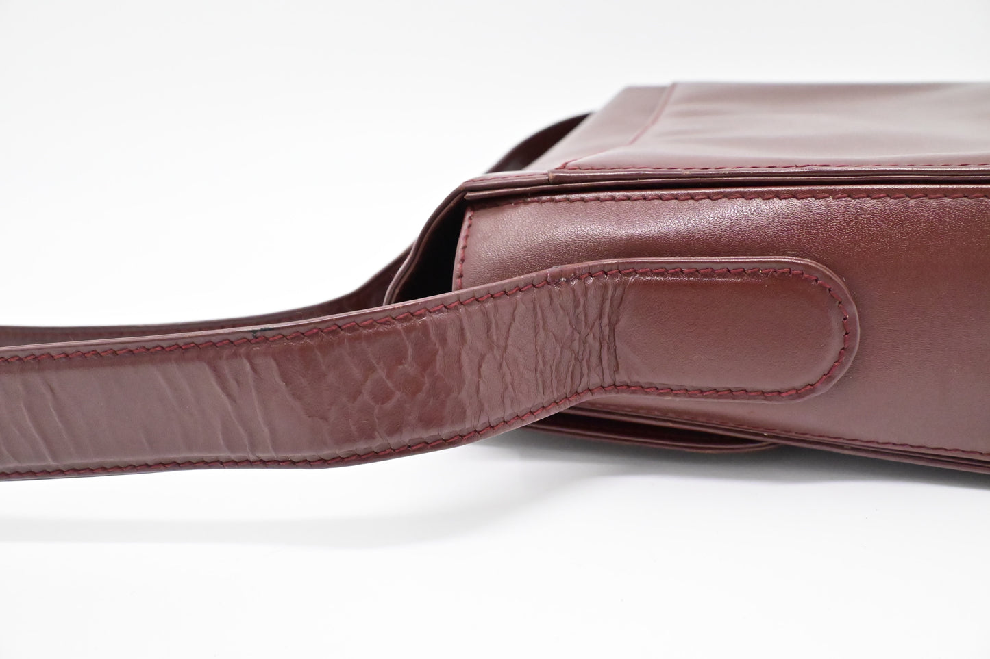 Cartier Crossbody in Burgundy Leather