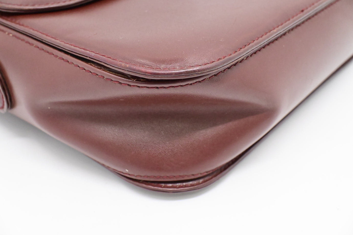 Cartier Crossbody in Burgundy Leather