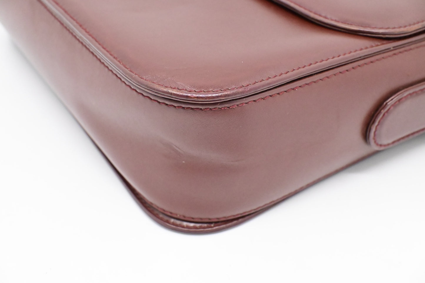 Cartier Crossbody in Burgundy Leather