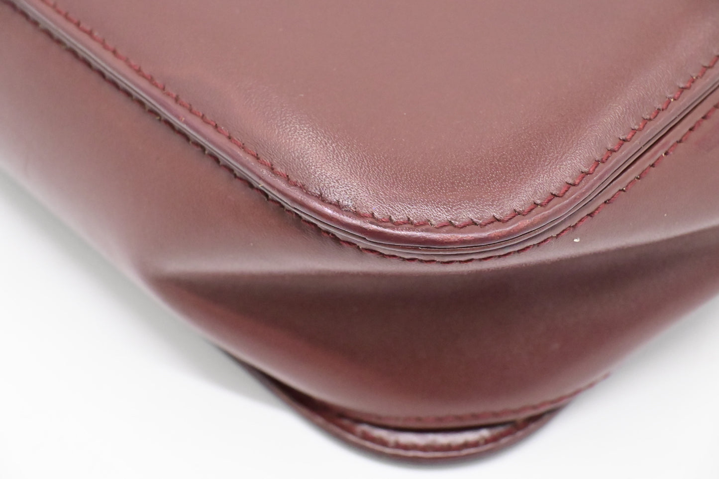 Cartier Crossbody in Burgundy Leather