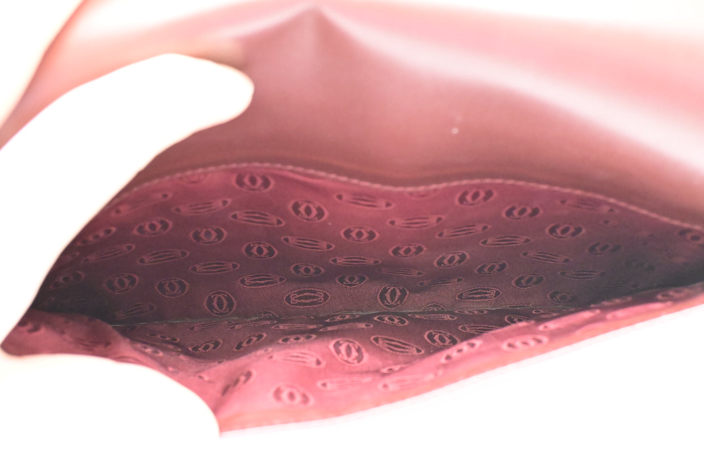 Cartier Crossbody in Burgundy Leather