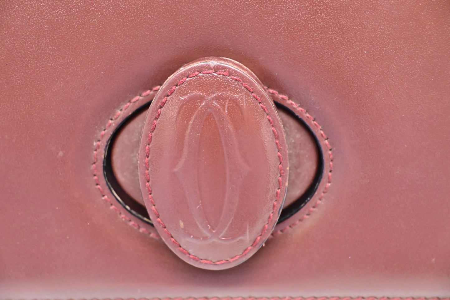 Cartier Crossbody in Burgundy Leather