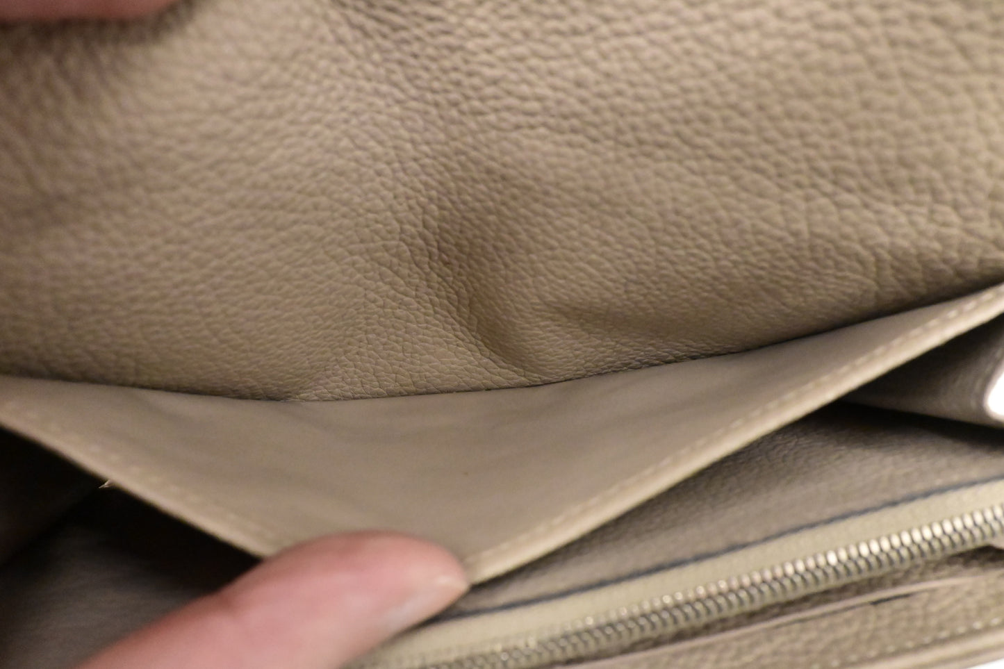 Louis Vuitton Iris Wallet in Galet Mahina Leather