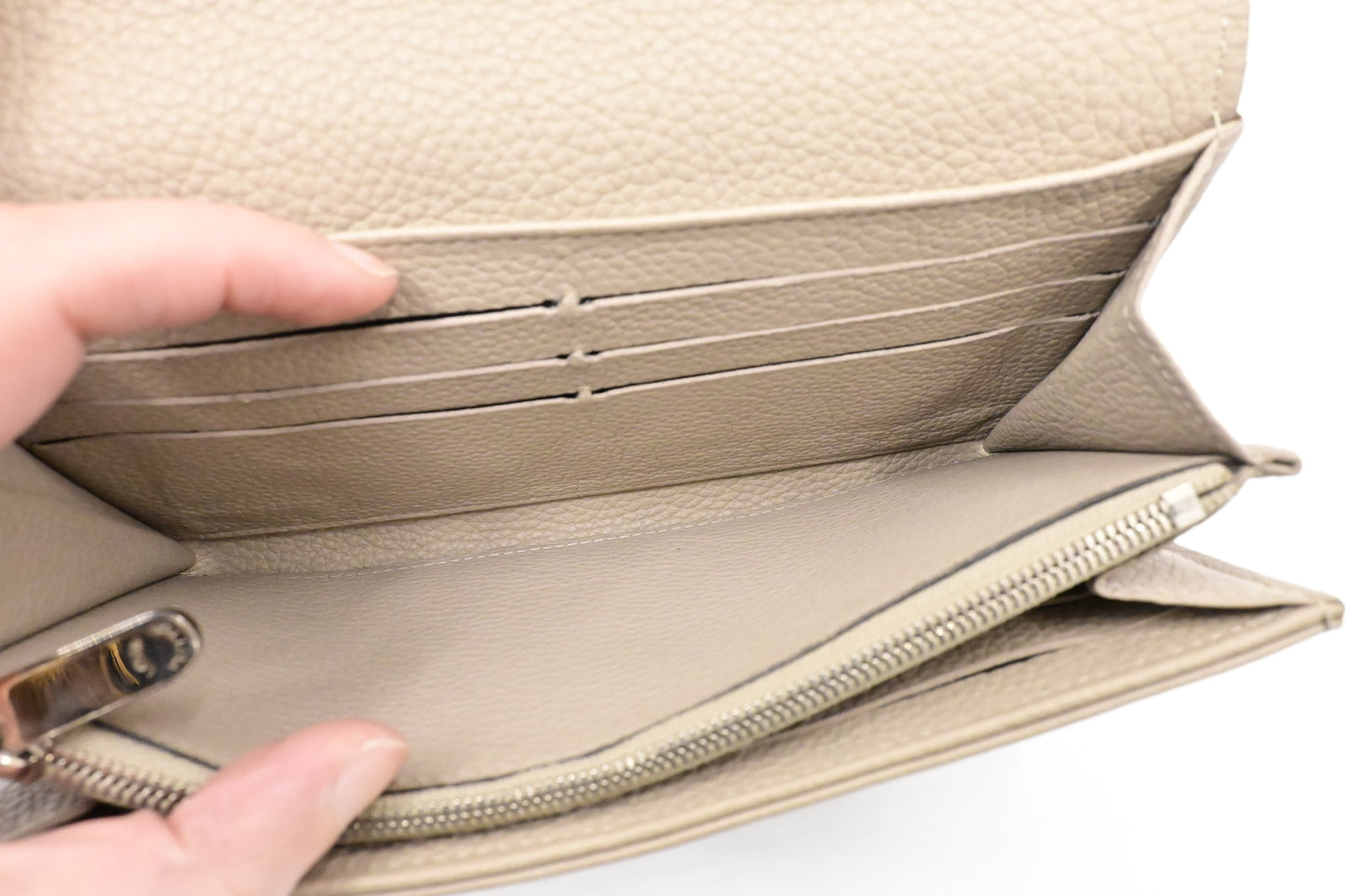 Louis Vuitton Iris Wallet in Galet Mahina Leather