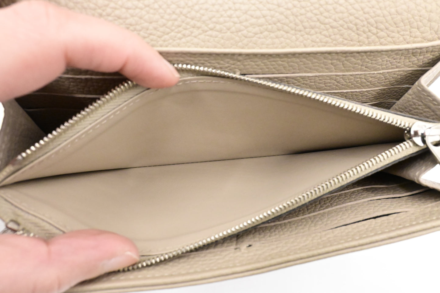 Louis Vuitton Iris Wallet in Galet Mahina Leather