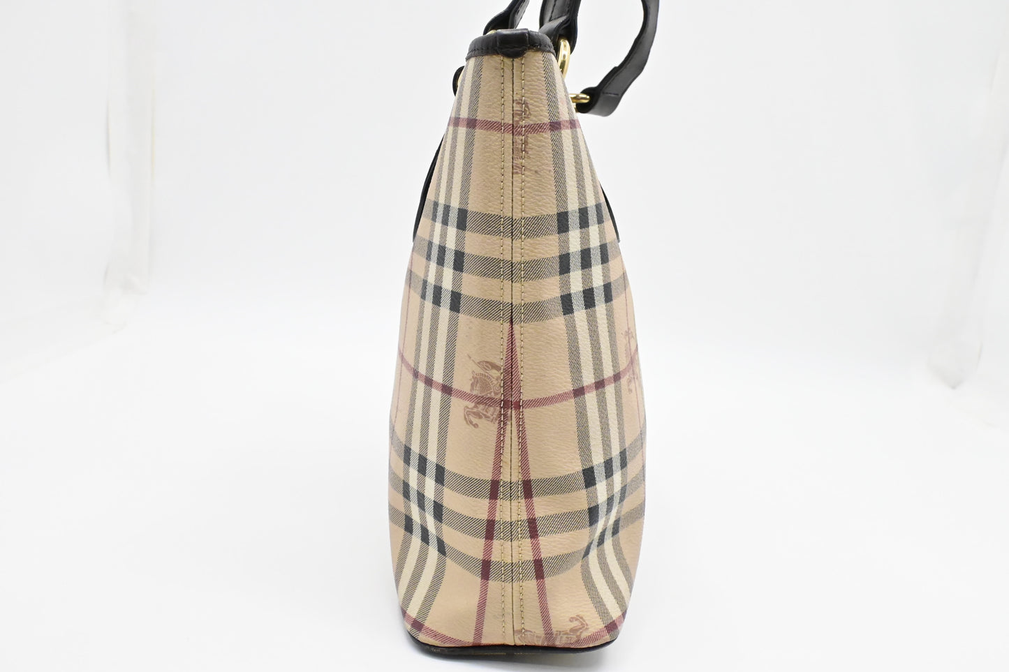 Burberry Handbag in Checked Coated Canvas