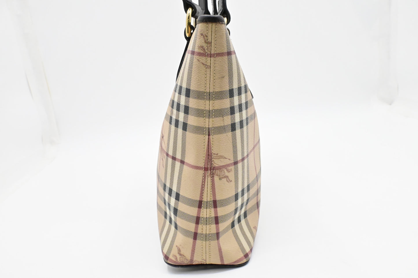Burberry Handbag in Checked Coated Canvas