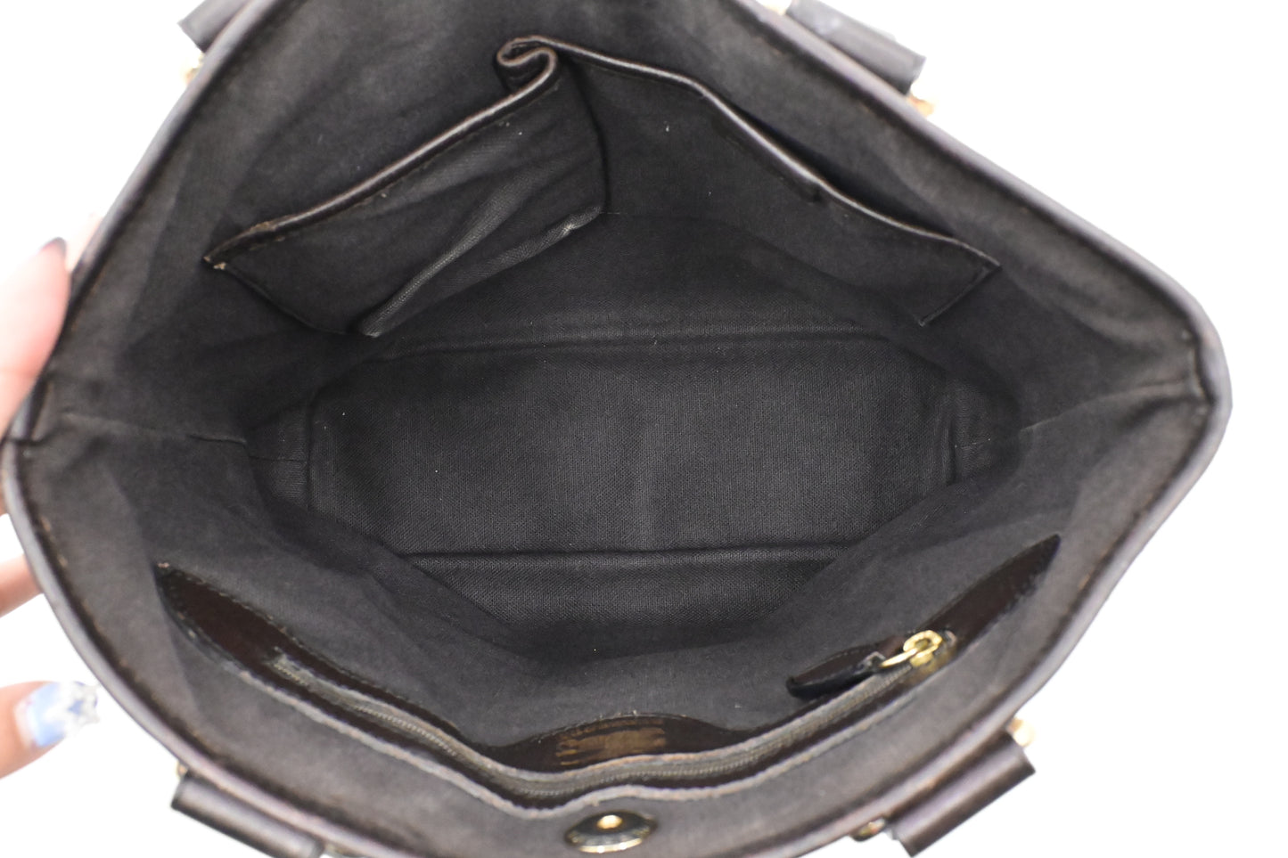 Burberry Handbag in Checked Coated Canvas
